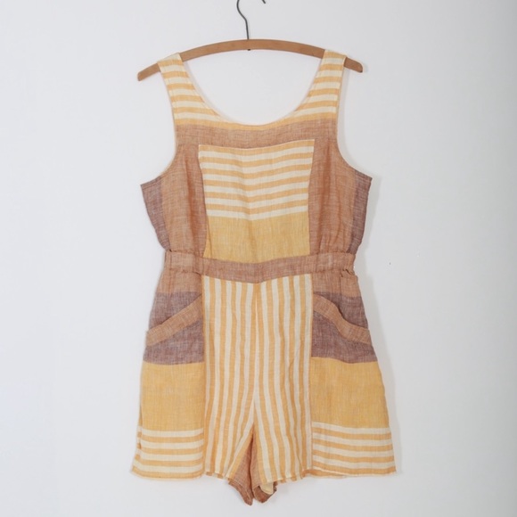Anthropologie linen romper - Picture 2 of 12